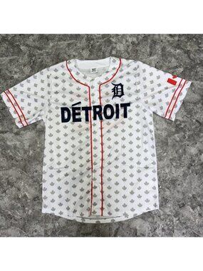 Detroit Tigers Canadian Heritage Baseball Jersey 2025 Promo Giveaway L